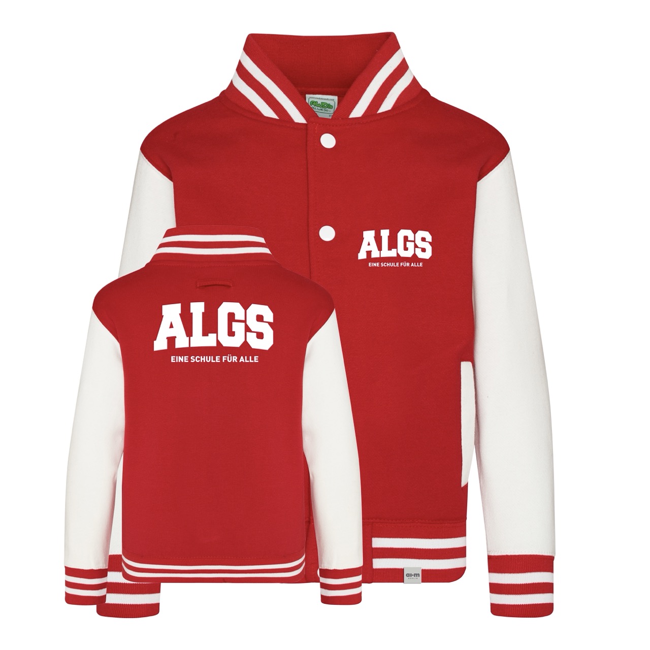 College-Jacke – Fire-Red-White