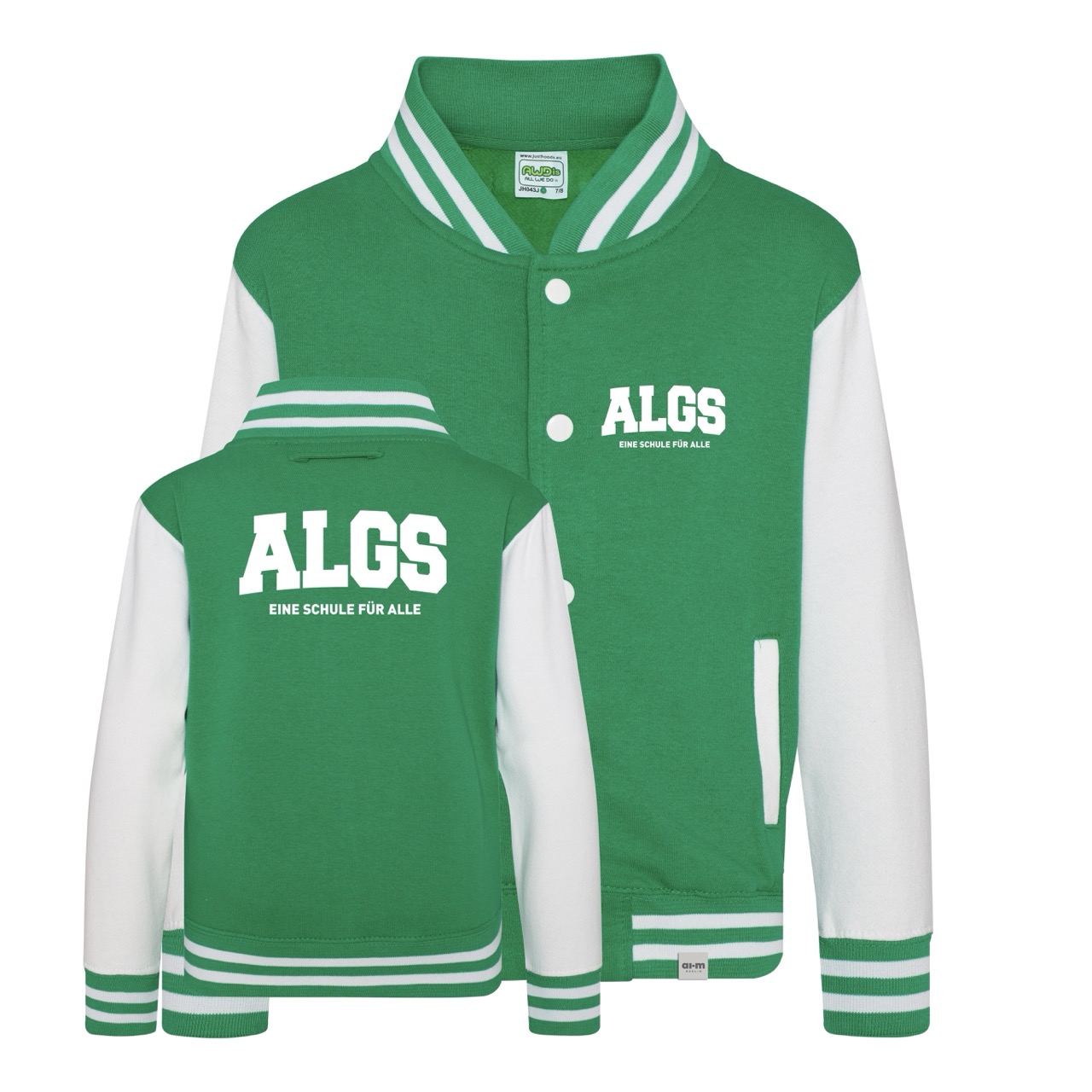 College-Jacke – Kelly-Green-White