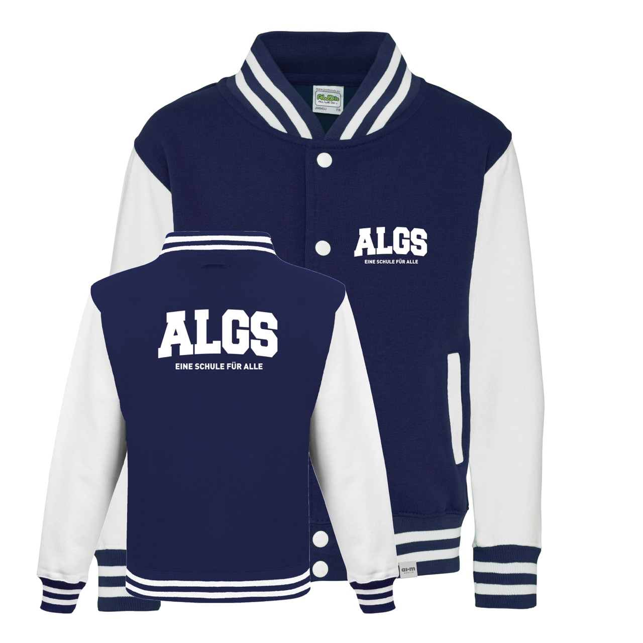 College-Jacke – Oxford-Navy-White