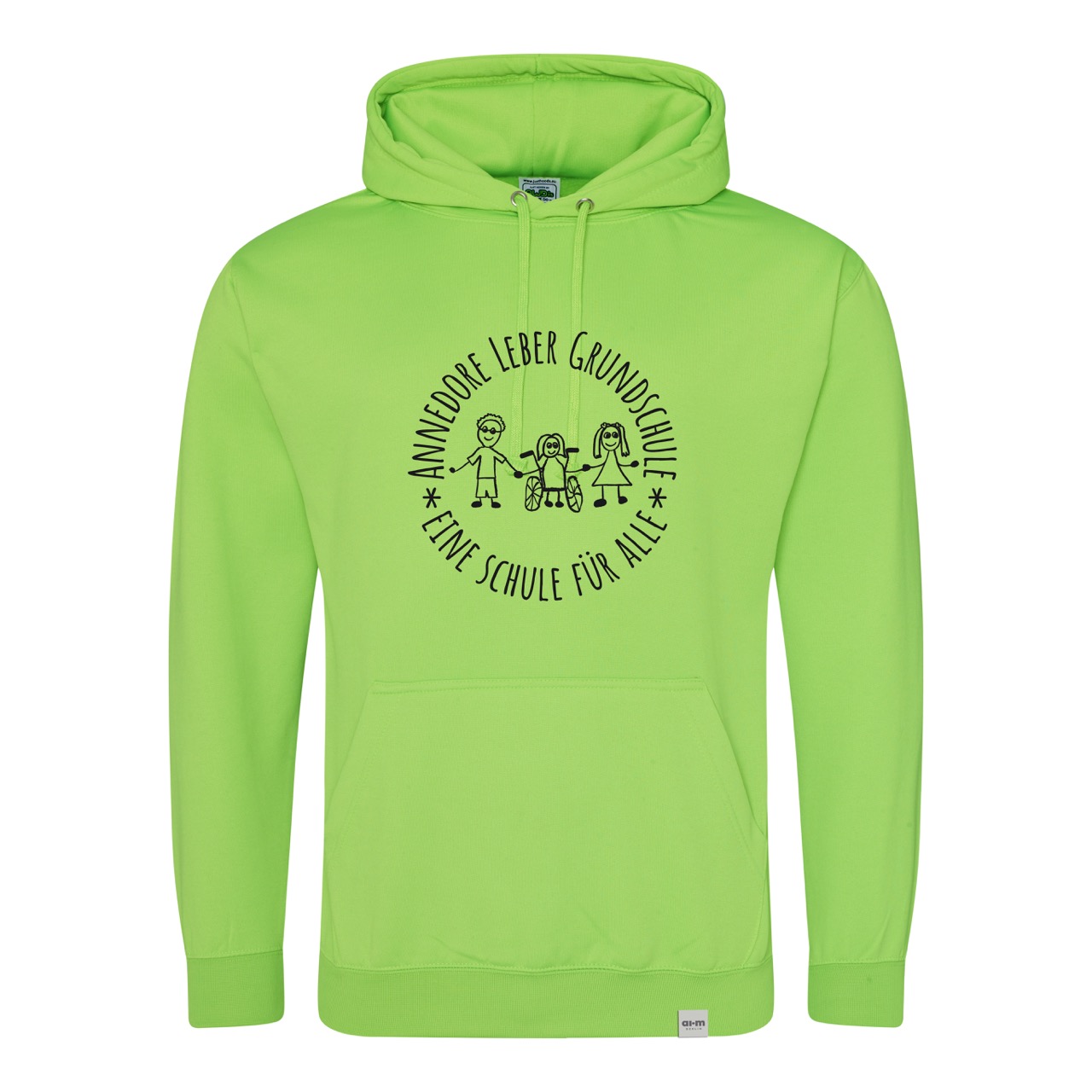 Kapuzenpullover (Hoodie) – Neon-Green