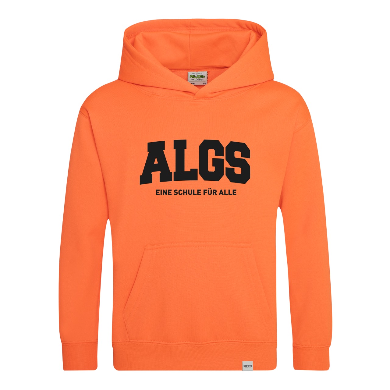Kapuzenpullover (Hoodie) – Neon-Orange