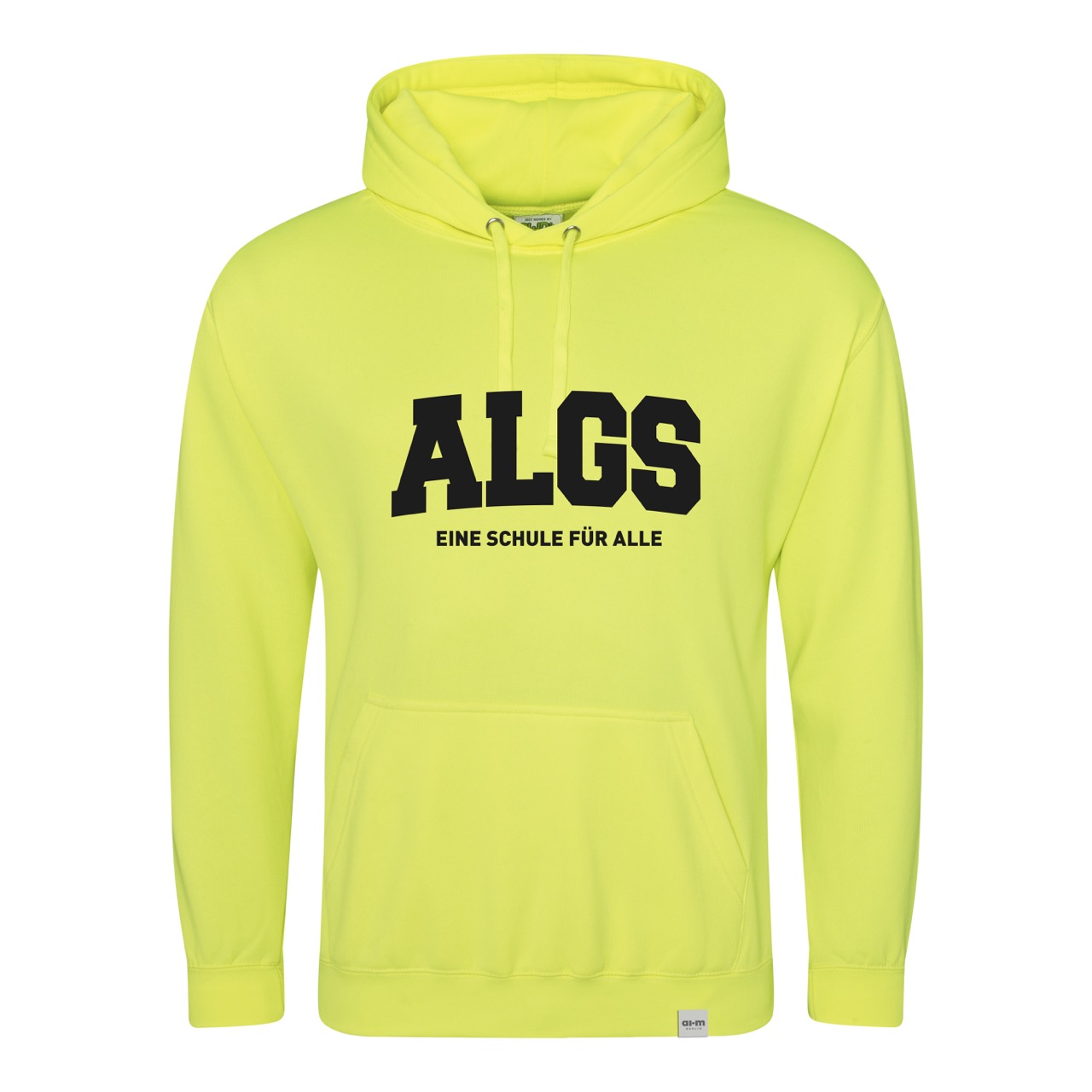 Kapuzenpullover (Hoodie) – Neon-Yellow