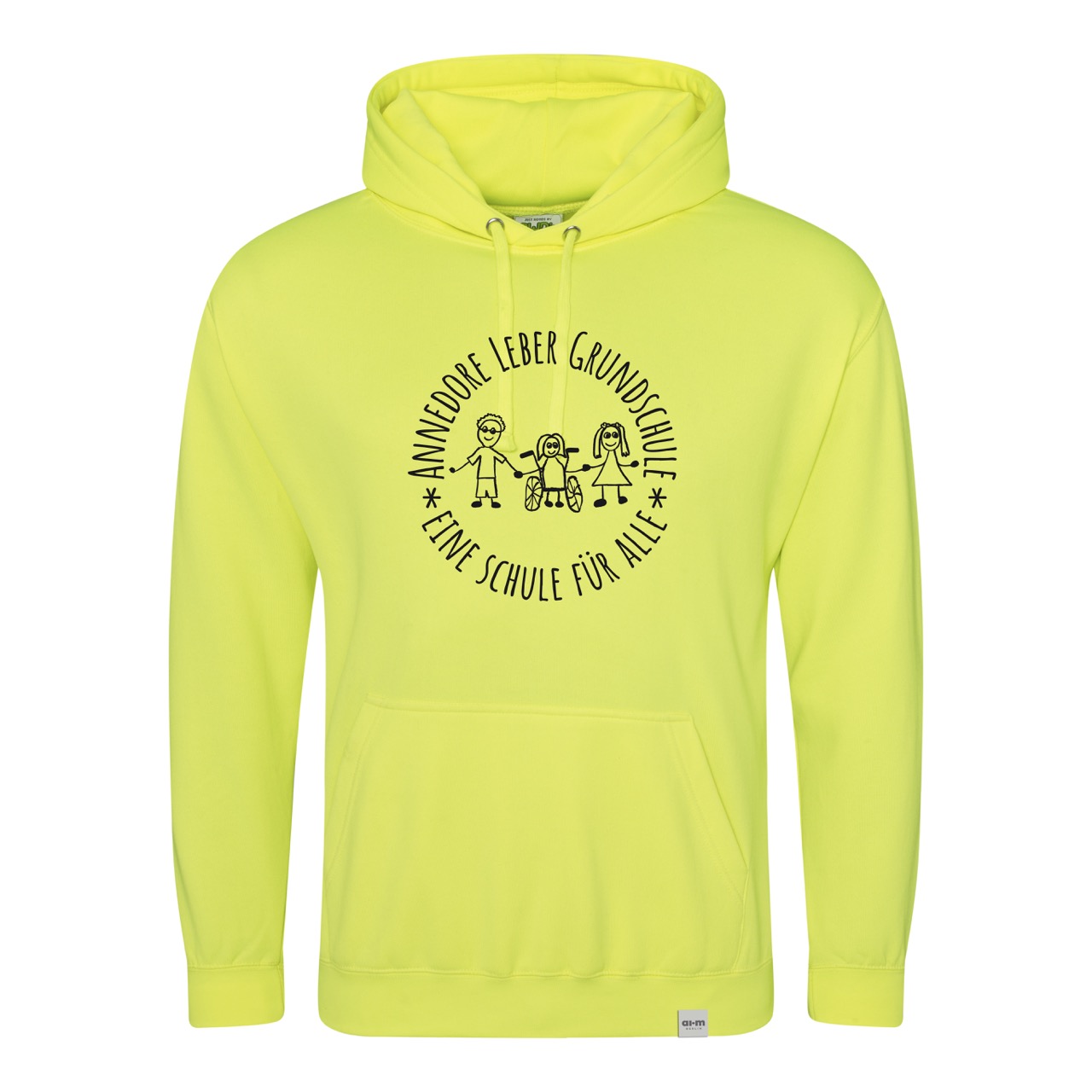 Kapuzenpullover (Hoodie) – Neon-Yellow