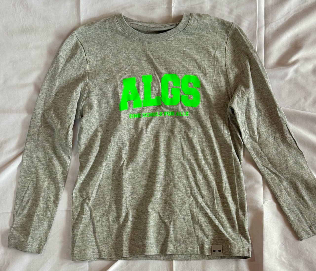 Langarm-Shirt – Light-Grey