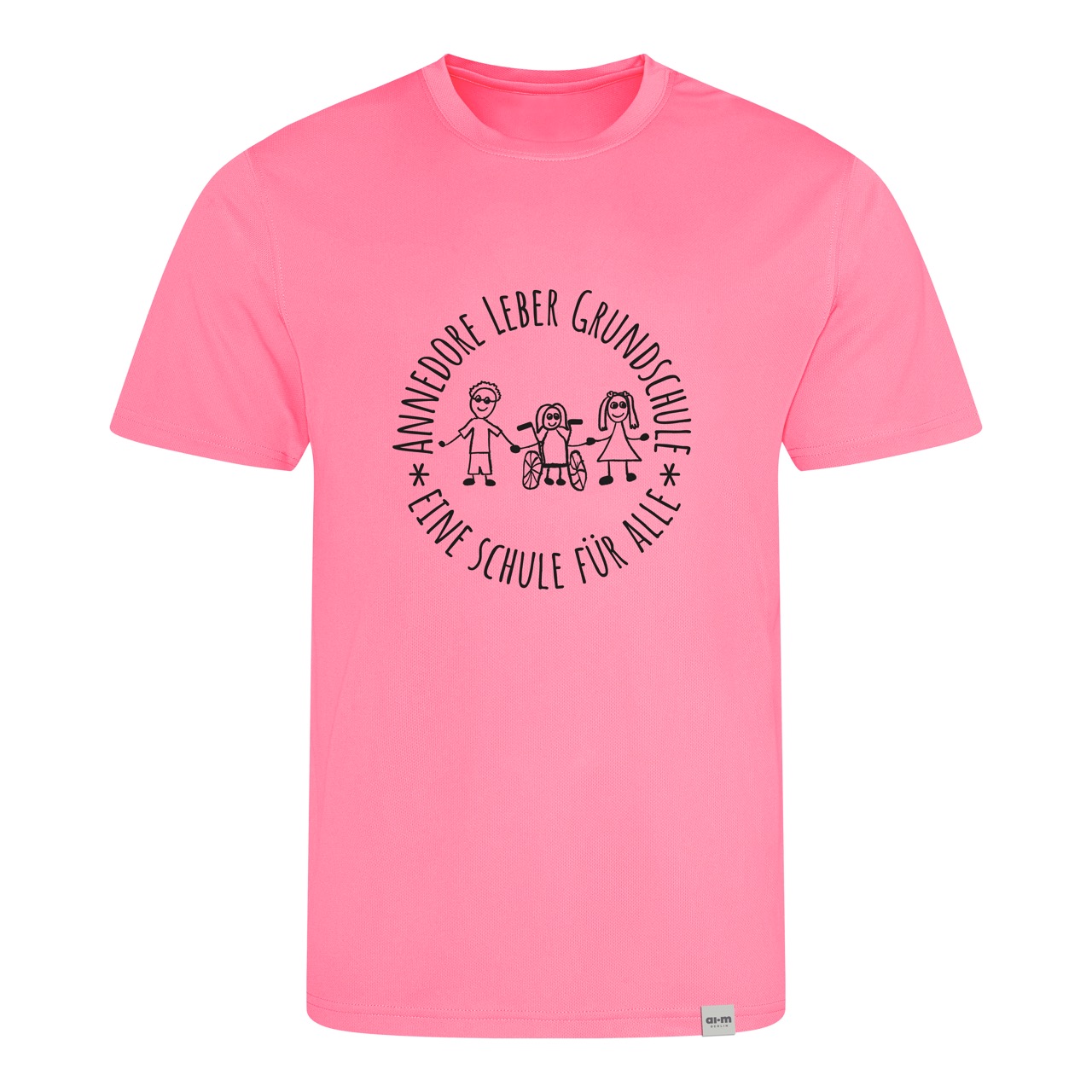 Sport-T-Shirt – Neon-Pink