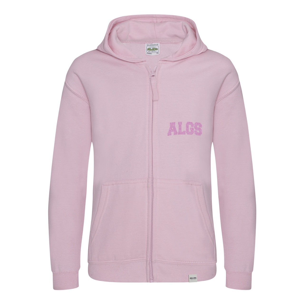 Kapuzenjacke (Zoodie) – Baby-Pink