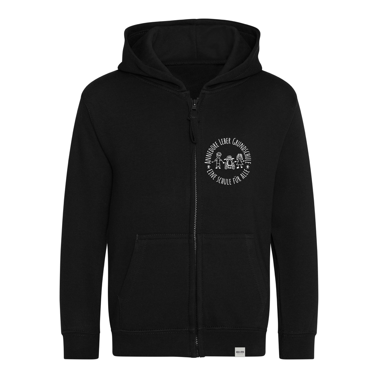Kapuzenjacke (Zoodie) – Deep-Black